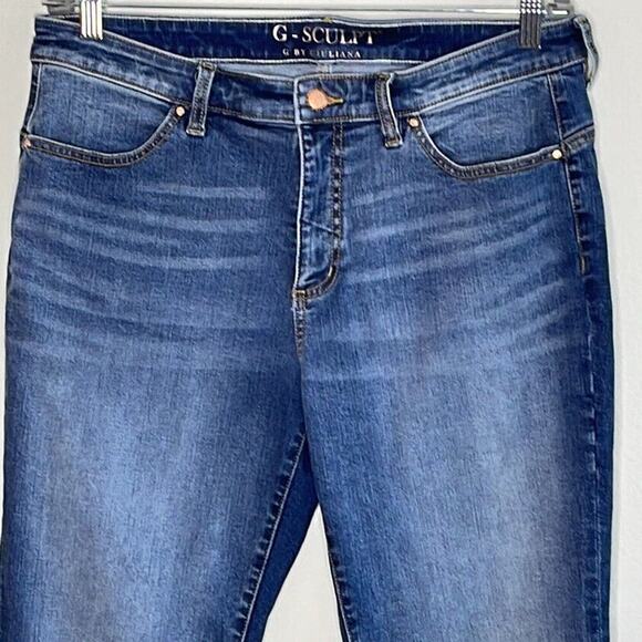 G-SCULPT BY GIULIANA LA‎ 2 TONE WASH DENIM SIZE 16 - Picture 3 of 7